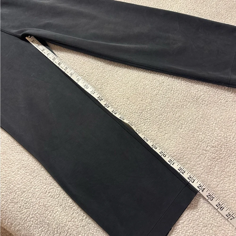 Lululemon Softstreme High-Rise Straight Leg Crop Pants Black Athleisure Yoga